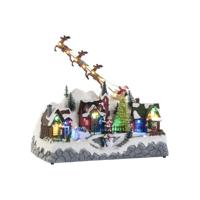 Kerstversiering DKD Home Decor Multicolour 34 x 18 x 27,5 cm - thumbnail