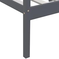 Bedframe massief grenenhout donkergrijs 90x200 cm - thumbnail