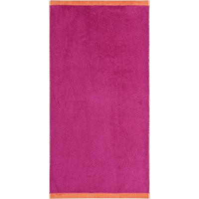 Cawö Cawo Lifestyle Splash Doubleface 7071 Handdoek 50x100 pink/mandarine