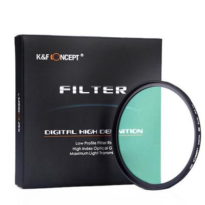 K&F Concept UV filter Nano A met multi layer coating 77mm voor cameralens