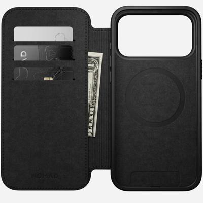 Nomad Modern Leather Folio iPhone 17 Pro Max Bruin