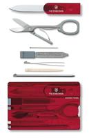 Victorinox SwissCard 0.7100.T Zakgereedschapsset Aantal functies 10 Robijn-rood - thumbnail