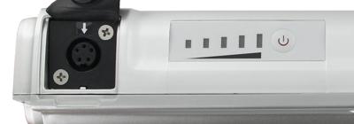 E-motion E-500 Fietsaccu 36V 14.5Ah Zilver