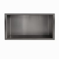 Wiesbaden Inbouwnis Novi 30x60x10 cm Gunmetal - thumbnail