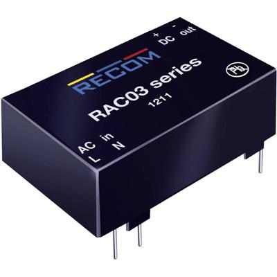 RECOM 20000799 AC/DC-printnetvoeding 12 V/DC 0.25 A 3 W RECOM 20000799 AC/DC-printnetvoeding 12 V/DC 0.25 A 3 W