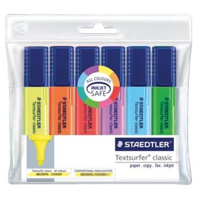 Markeerstift Staedtler 364 Textsurfer assorti 6 stuks