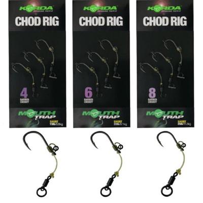 Korda Chod Rig Short Barbed Size 6 Barbed - 2,5 cm