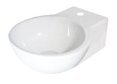 Fontein Sun Rond 16x30x11,5cm Keramiek Glans Wit Fontein Sun Rond 16x30x11,5cm Keramiek Glans Wit