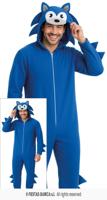 Sonic Onesie Volwassenen - thumbnail