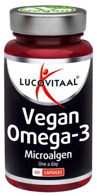 Lucovitaal Omega-3 microalgen vegan 60 Vegetarische capsules
