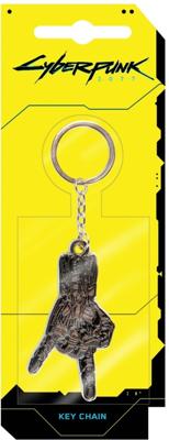 Jinx sleutelhanger Silverhand 3,8 x 7 cm metaal zilver