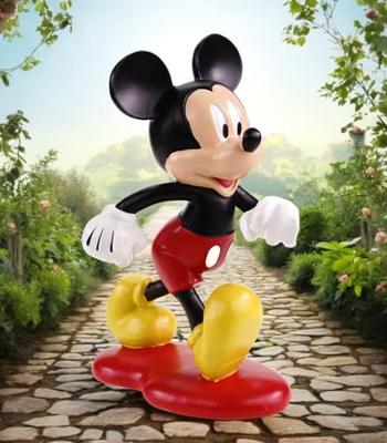 Disney Tuinbeeld 3d Mickey wandelend 20cm - thumbnail