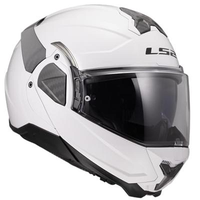 LS2 opklaphelm "ff910 advant ii solid". helmet ff910 advant ii solid xxl white