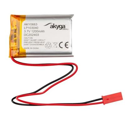 Akyga LP103040 Accupack Batterijgrootte: Speciaal LiPo 3.7 V 1200 mAh