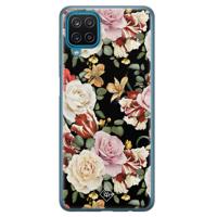Samsung Galaxy A12 siliconen hoesje - Flowerpower - thumbnail