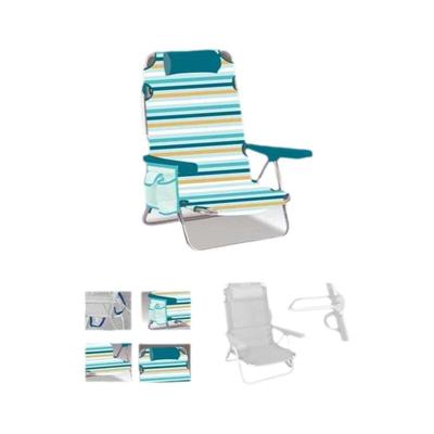 Strandstoel Geel Groen 25 cm