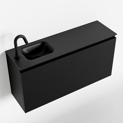 MONDIAZ OLAN 100cm toiletmeubel urban. LEX wastafel urban links 1 kraangat MONDIAZ OLAN 100cm toiletmeubel urban. LEX wastafel urban links 1 kraangat