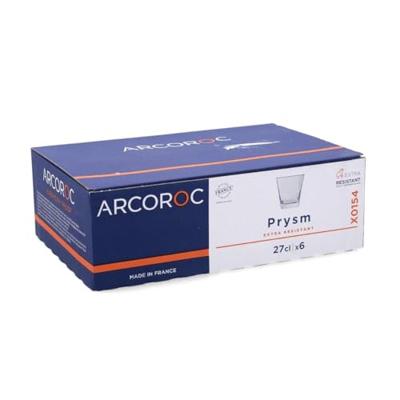 Waterglas Arcoroc Prysm Transparant Glas 270 ml (6 Stuks)