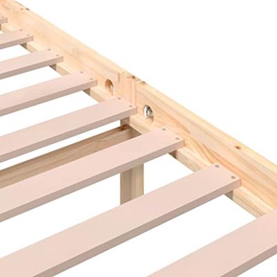 Bedframe massief hout 140x190 cm - thumbnail