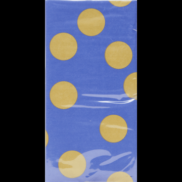 HEMA Servetten stippen blauw 40x40 -12 stuks