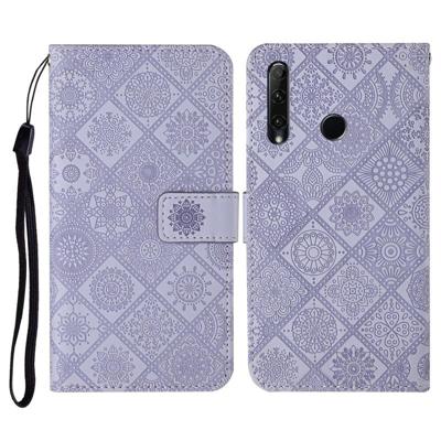Huawei Honor 20 lite / 10i Ethnic Style Embossed Pattern Horizontal Flip Leather Case with Holder & Card Slots & Wallet & Lanyard(Purple) Huawei Honor 20 lite / 10i Ethnic Style Embossed Pattern Horizontal Flip Leather Case with Holder & Card Slots & Wallet & Lanyard(Purple)