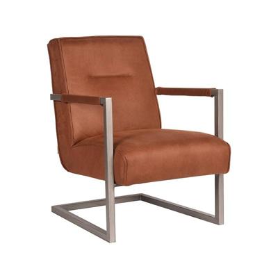 LABEL51 Fauteuil 'Jim', kleur Cognac LABEL51 Fauteuil 'Jim', kleur Cognac