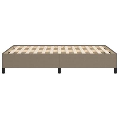 Bedframe zonder matras 120x190 cm stof taupe