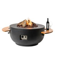 Happy Cocooning: Houten Side Table voor Cone & Bowl met 2 poeder coated/rubber steunen - 2 stuks - thumbnail