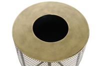 Plantenbakkenset DKD Home Decor 33 x 33 x 67 cm Zwart Gouden Metaal Loft - thumbnail