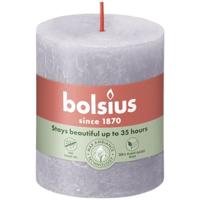 Bolsius kaars rustiek 8x7 cm frosted lavender - thumbnail