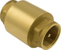 Bonfix Messing terugslagklep met messing klep - 1 Binnendraad - thumbnail