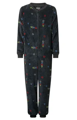 Outfitter fleece jongens onesie - Blox - Warme onesie