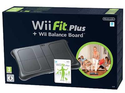 Wii Fit Plus + Balance Board (Black)