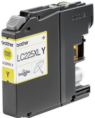 Brother inktcartridge, 1.200 pagina&apos;s, OEM LC-225XLY, geel