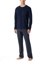 Heren pyjama Katoen - 159633 - Blauw - Maat 58 - thumbnail