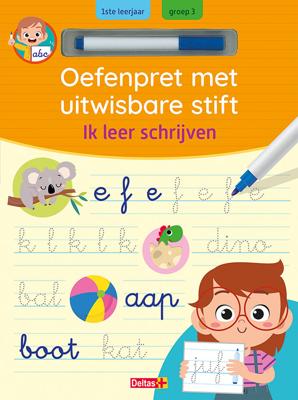 Deltas Oefenpret met uitwasbare stift - ik leer schrijven Deltas Oefenpret met uitwasbare stift - ik leer schrijven