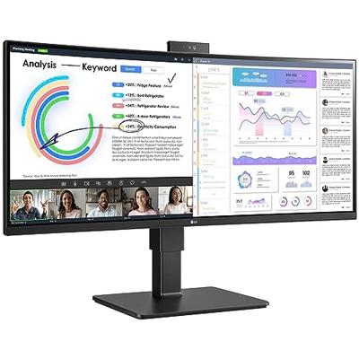 LG 34BQ77QC-B computer monitor 86,4 cm (34") 3440 x 1440 Pixels UltraWide Dual Quad HD LCD Zwart