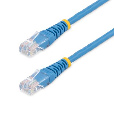 StarTech.com Cat5e Ethernet-kabel - 10ft - Blauw - Patchkabel - Gegoten Cat5e-kabel - Netwerkkabel - Ethernet-kabel - Cat 5e-kabel - 10ft (M45PATCH10BL)