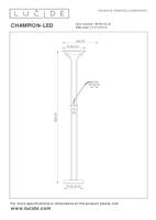 Lucide vloerlamp Champion-Led - thumbnail
