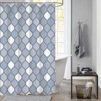 Dutch House Douchegordijn Geo 180x200 cm Blauw - thumbnail