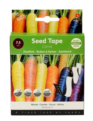 Zaden Zaadband Wortel Rainbow F1 Buzzy - Buzzy Zaden Zaadband Wortel Rainbow F1 Buzzy - Buzzy