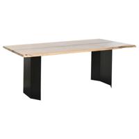 Eettafel Home ESPRIT Metaal Acacia 200 x 100 x 76 cm - thumbnail