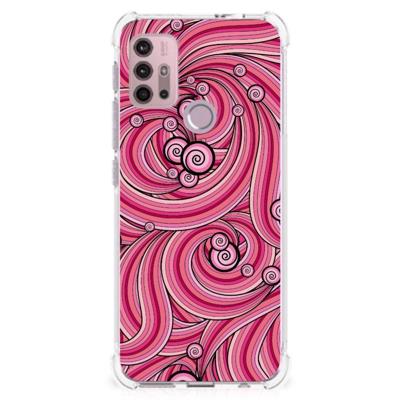 Motorola Moto G30 | G20 | G10 Back Cover Swirl Pink Motorola Moto G30 | G20 | G10 Back Cover Swirl Pink
