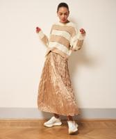 Esqualo Skirt Plisse Changeant | Cappuccino - thumbnail