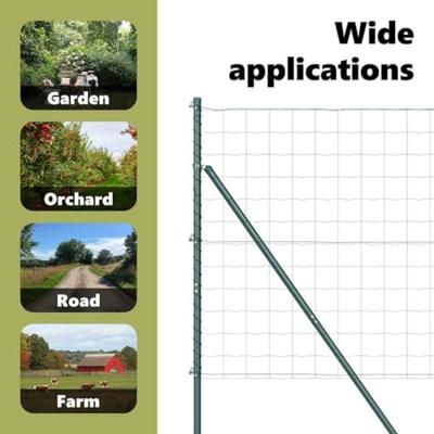VidaXL Hek met paal groen 1 x 10 m staal