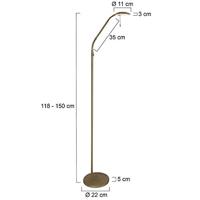 Steinhauer VloerlampZenith Led 118cm goud - 7910ME - thumbnail