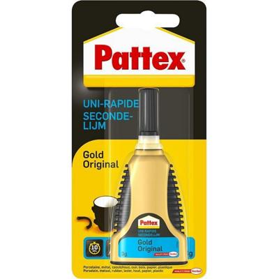Secondelijm Pattex Gold original tube 3gram op blister | 12 stuks