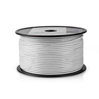 Nedis Coaxkabel op Haspel | Mini Coax | ECA | 100 m | Wit | 1 stuks - CSBR4005WT1000 CSBR4005WT1000 - thumbnail