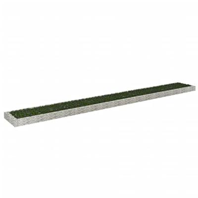 VidaXL Gabion plantenbak verhoogd 800x100x20 cm gegalvaniseerd staal VidaXL Gabion plantenbak verhoogd 800x100x20 cm gegalvaniseerd staal