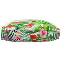 VidaXL Kussen bloemen multikleur 120 x 80 x 12 cm oxford stof - thumbnail